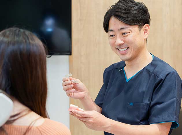 矯正歯科治療の様子
